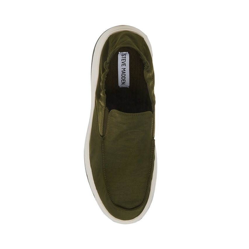 Olive Steve Madden Sonny Men's Loafers | PH 4258WOL